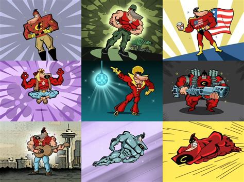 The Crimson Chin and his 8 other alt costumes : r/AllStarBrawl.